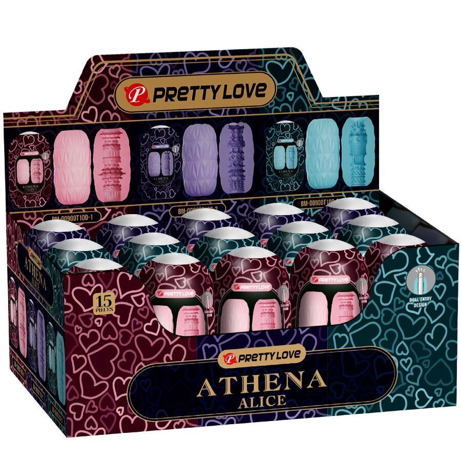PRETTY LOVE Athena Alice – 15er-Pack verschiedene Masturbatoren