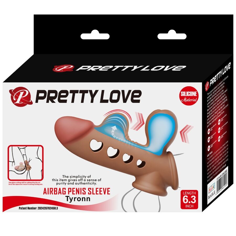 PRETTY LOVE – TYRONN PENIS SLEEVE WITH AIRBAG
