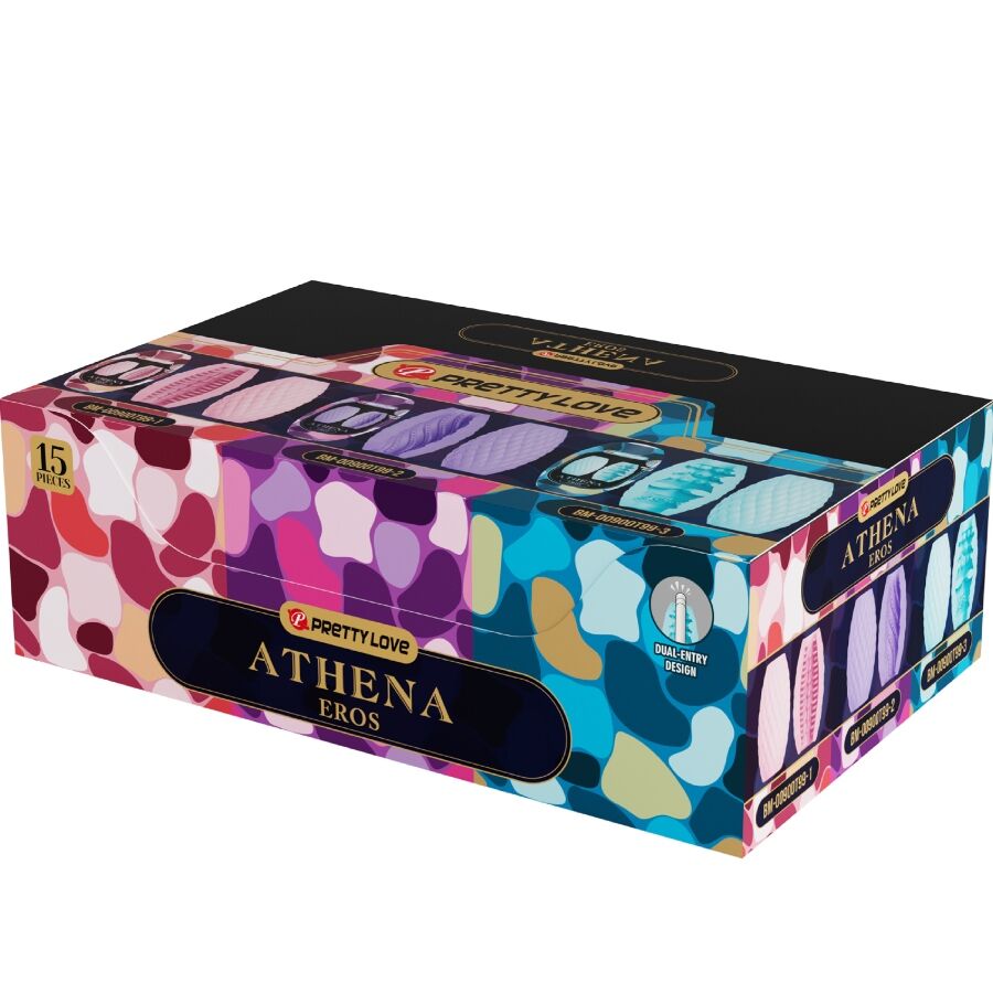 PRETTY LOVE Athena Eros – Masturbateurs assortis, lot de 15
