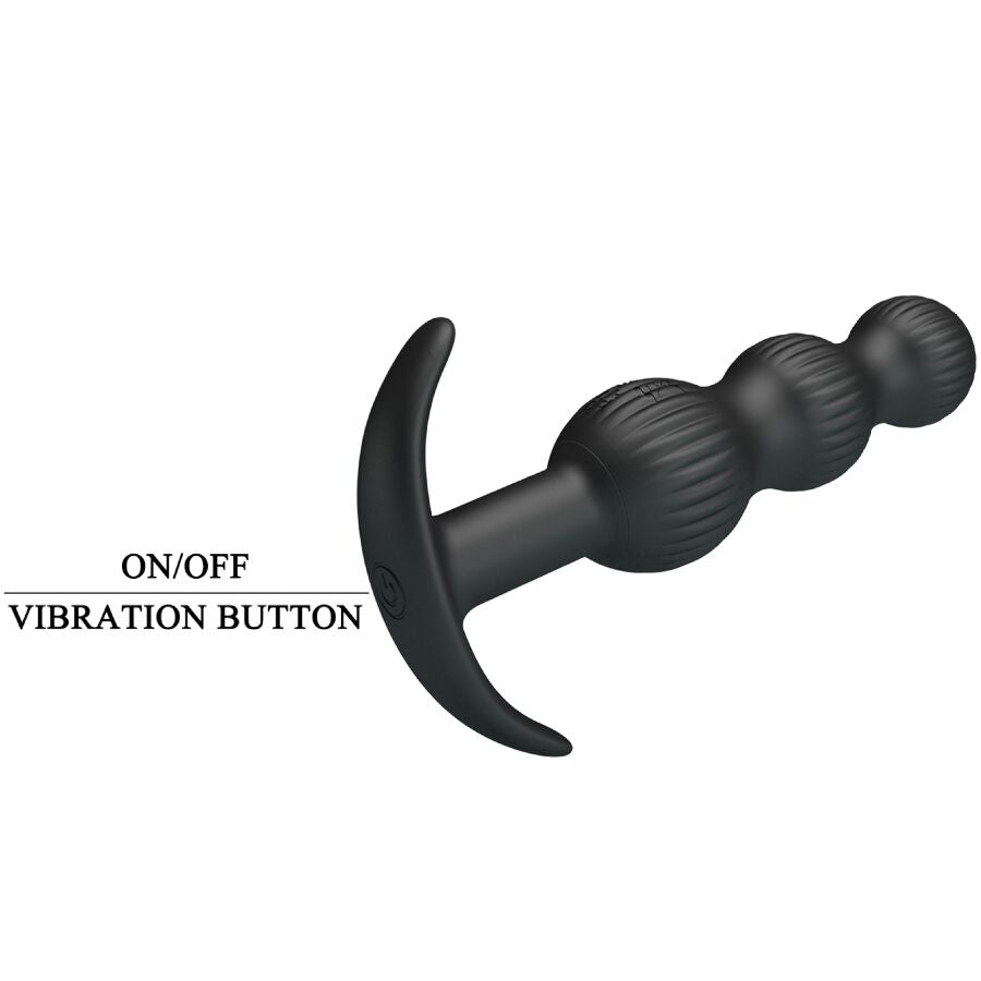 PRETTY LOVE Sidney – Analvibrator mit 10 Vibrationsfunktionen, schwarz
