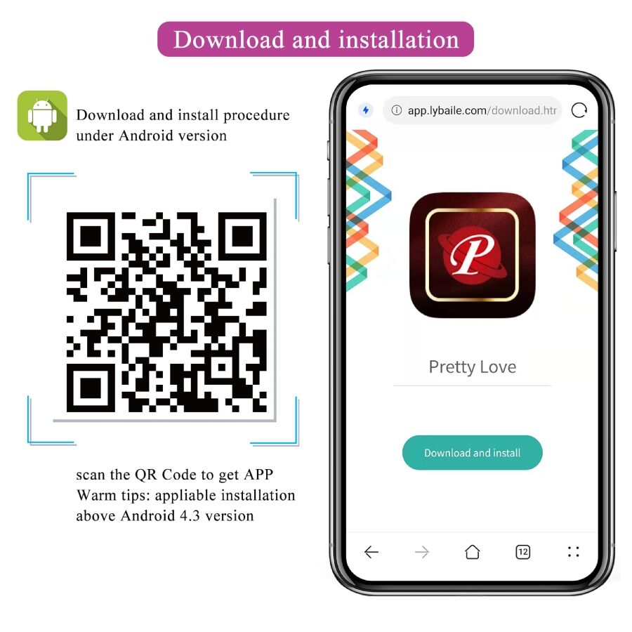 PRETTY LOVE – VIBRATORE CONTROLLATO DA APP LEVIATHAN VIOLA