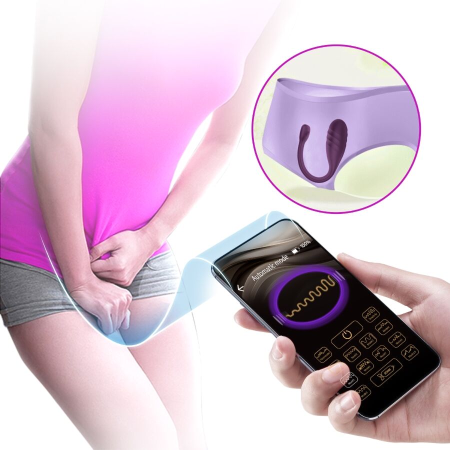 PRETTY LOVE – VIBRATORE CONTROLLATO DA APP LEVIATHAN VIOLA
