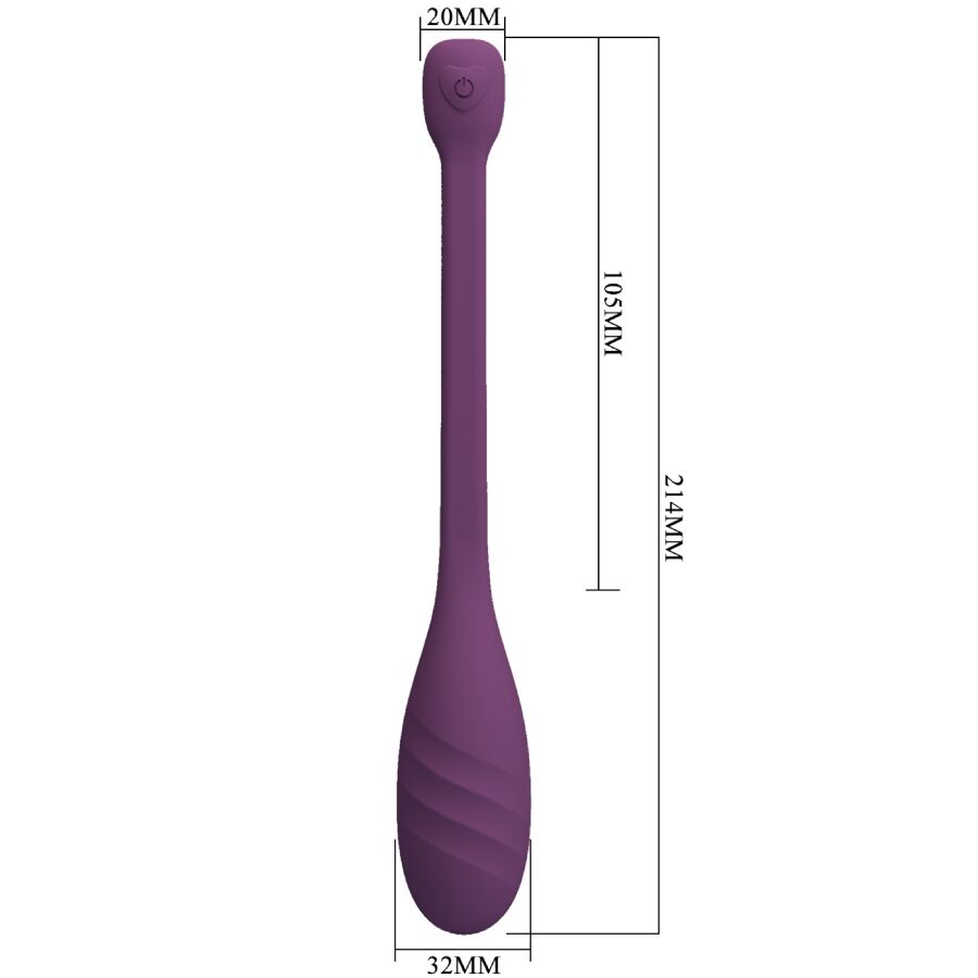 PRETTY LOVE – VIBRATORE CONTROLLATO DA APP LEVIATHAN VIOLA