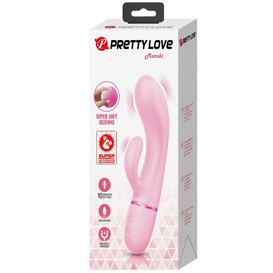 PRETTY LOVE – MARSKI RABBIT VIBRATOR & G-SPOT PINK