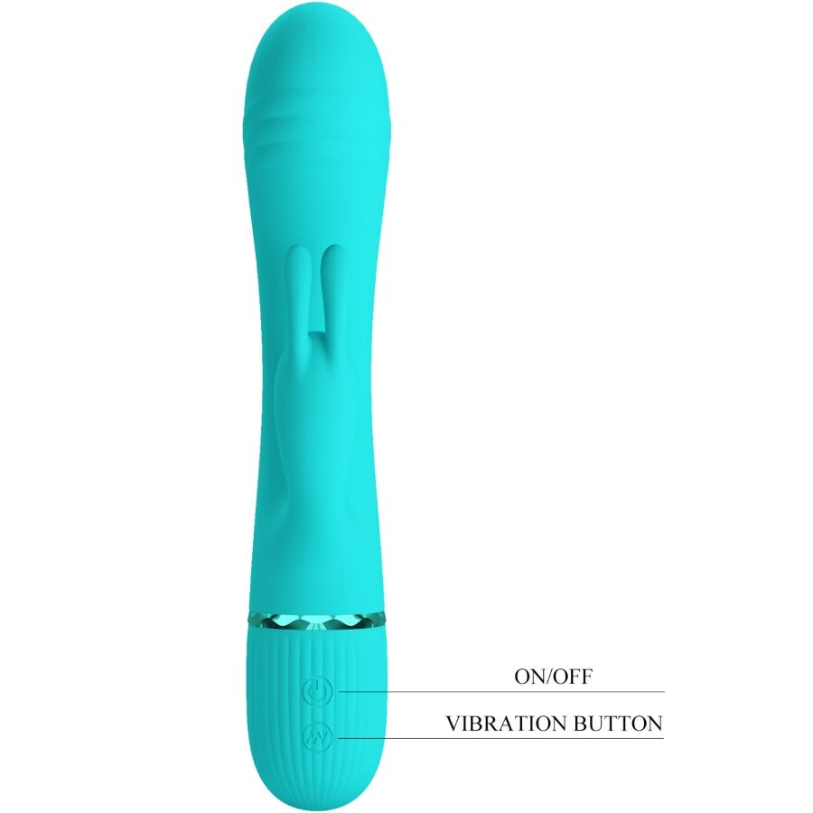 Pretty Love – Scocco Rabbit-Vibrator, Türkis