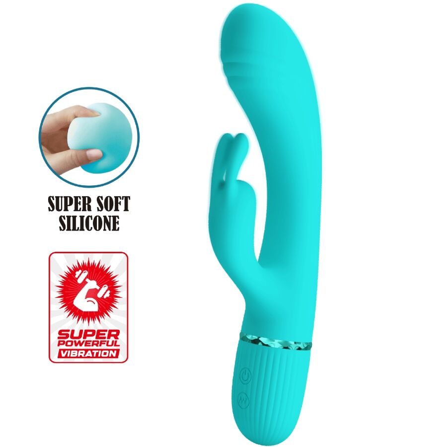 Pretty Love – Scocco Rabbit-Vibrator, Türkis