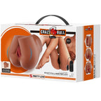 CRAZY BULL – BERNACE ASS VIBRATOR WITH REALISTIC VAGINA AND ANUS FLESH REMOTE CONTROL