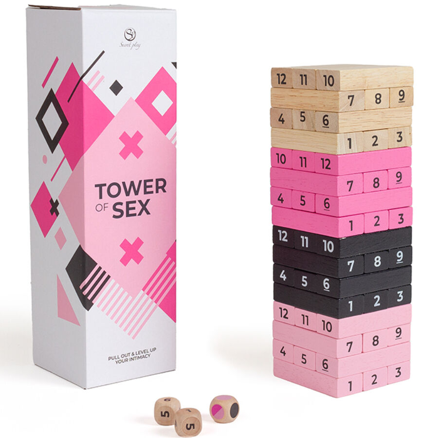 SECRETPLAY Tower of Sex – Holzspiel für Paare