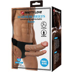 Pretty Love Keaven – Universeller Harness-Slip mit Doppeldildo