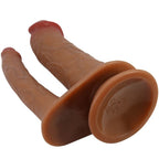 PRETTY LOVE – Hulbert Doppel-Dildo mit Vibration, Mulato
