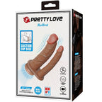 PRETTY LOVE – Hulbert Doppel-Dildo mit Vibration, Mulato