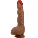 BAILE – MAGNIFIQUE VIBRATEUR RÉALISTE WILKS 5 RÉGLAGES 25 CM MULATO