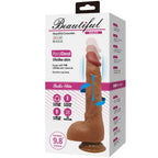 BAILE – MAGNIFIQUE VIBRATEUR RÉALISTE WILKS 5 RÉGLAGES 25 CM MULATO