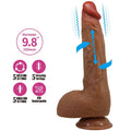 BAILE – MAGNIFIQUE VIBRATEUR RÉALISTE WILKS 5 RÉGLAGES 25 CM MULATO