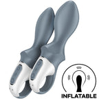SATISFYER Air Pump Booty 1 – Aufblasbarer Analvibrator, grau
