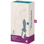 SATISFYER Air Pump Booty 1 – Aufblasbarer Analvibrator, grau