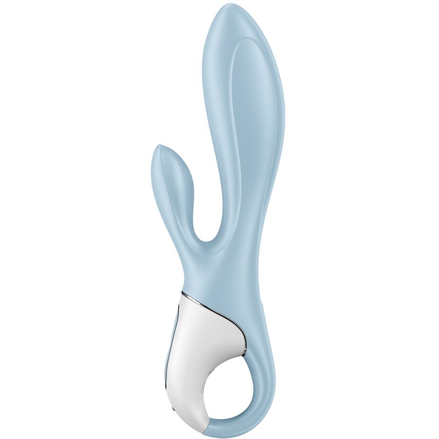 SATISFYER Air Pump Bunny 1 – Aufblasbarer Rabbit-Vibrator, blau