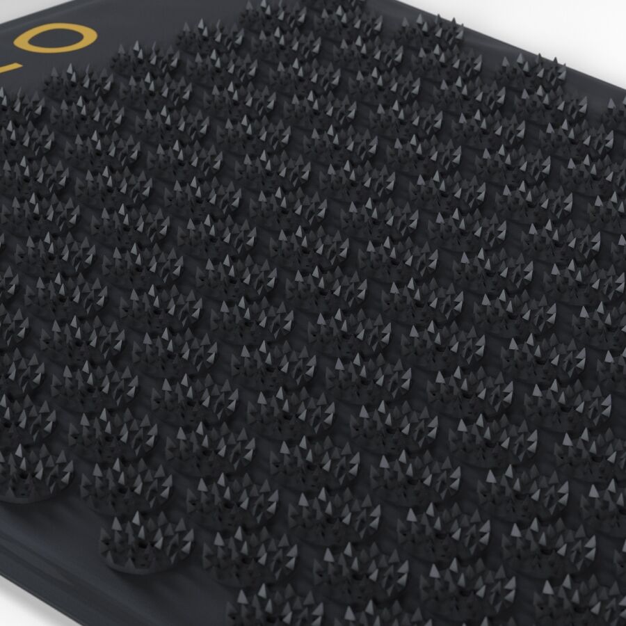 Lelo – Akupressurmatte für Körpermassage, Schwarz