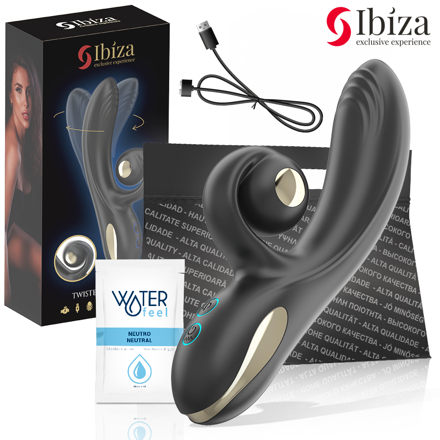 Ibiza Twister – Vibrator mit Kurvenstimulator und Vibro-Rotation
