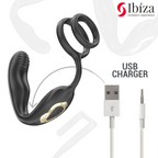 Ibiza Wiggle – Anneau vibrant rotatif télécommandé
