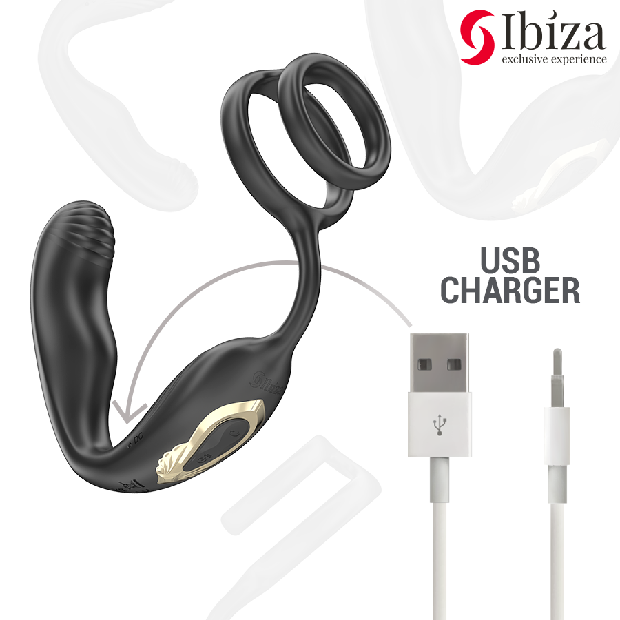 Ibiza Wiggle – Ferngesteuerter Vibrationsring mit Rotation