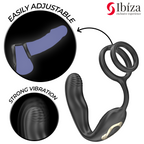 Ibiza Wiggle – Anneau vibrant rotatif télécommandé