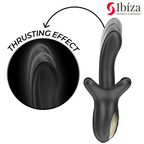 Ibiza – Vibrator with thrusting and biting effects