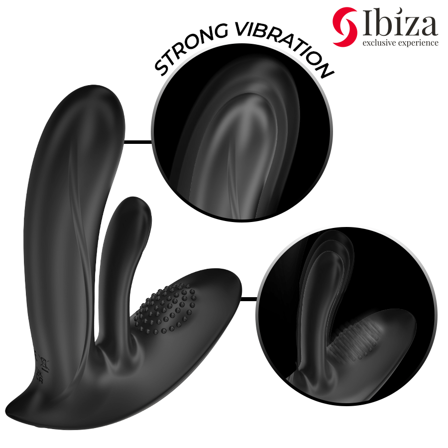 Ibiza – Tragbarer G-Punkt- und Klitoris-Vibrator mit Fernbedienung