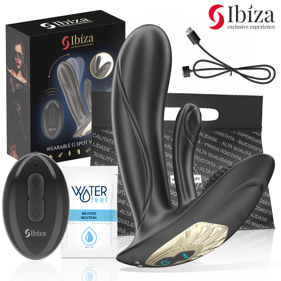 Ibiza – Tragbarer G-Punkt- und Klitoris-Vibrator mit Fernbedienung