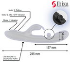 Ibiza – Rabbit vibrator with rolling bead