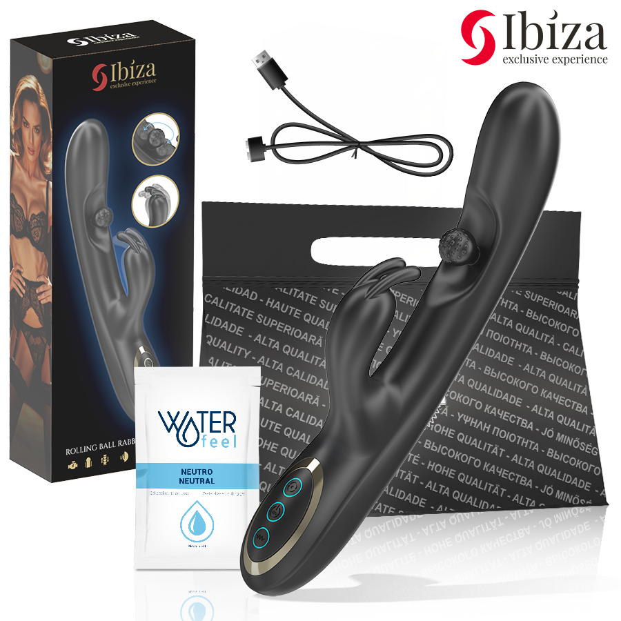 Ibiza – Rabbit vibrator with rolling bead