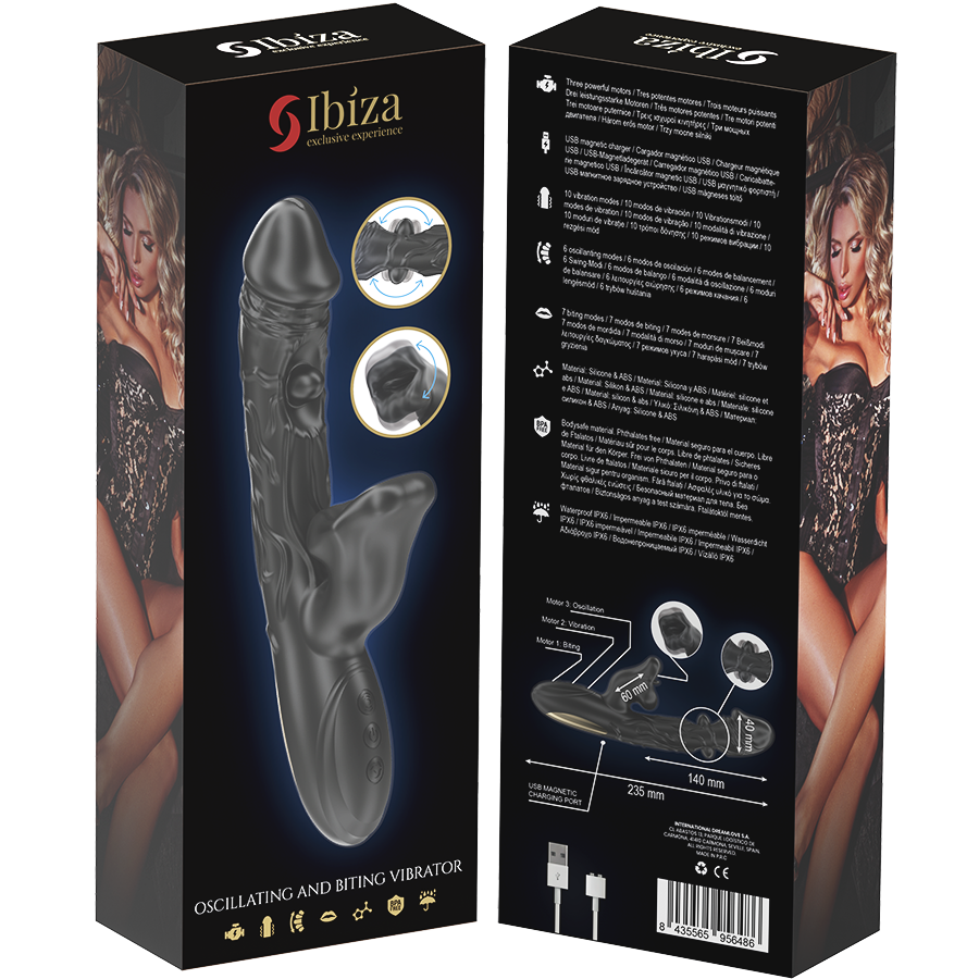 Ibiza – Clitoral stimulator with biting effect and rotation