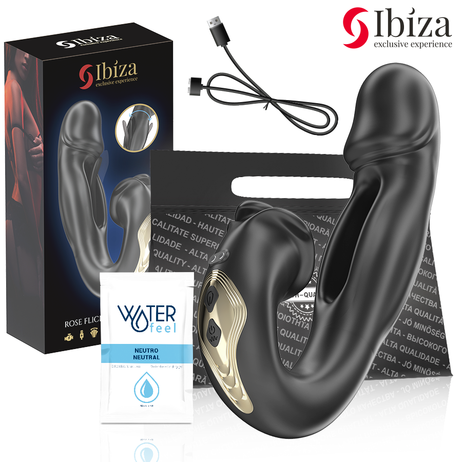 Ibiza Rose – Flickering vibrator and clitoral stimulator