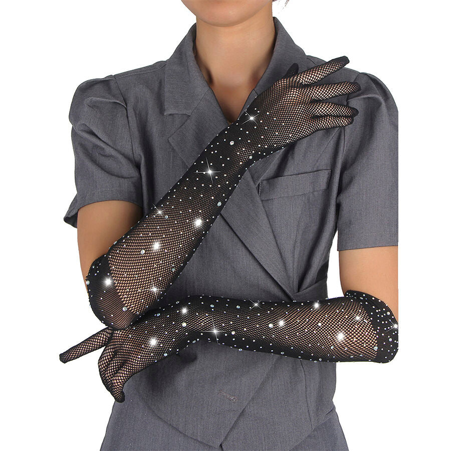 SUBBLIME – 957469GANTS SHINE TRANSPARENTS NOIRS S/M