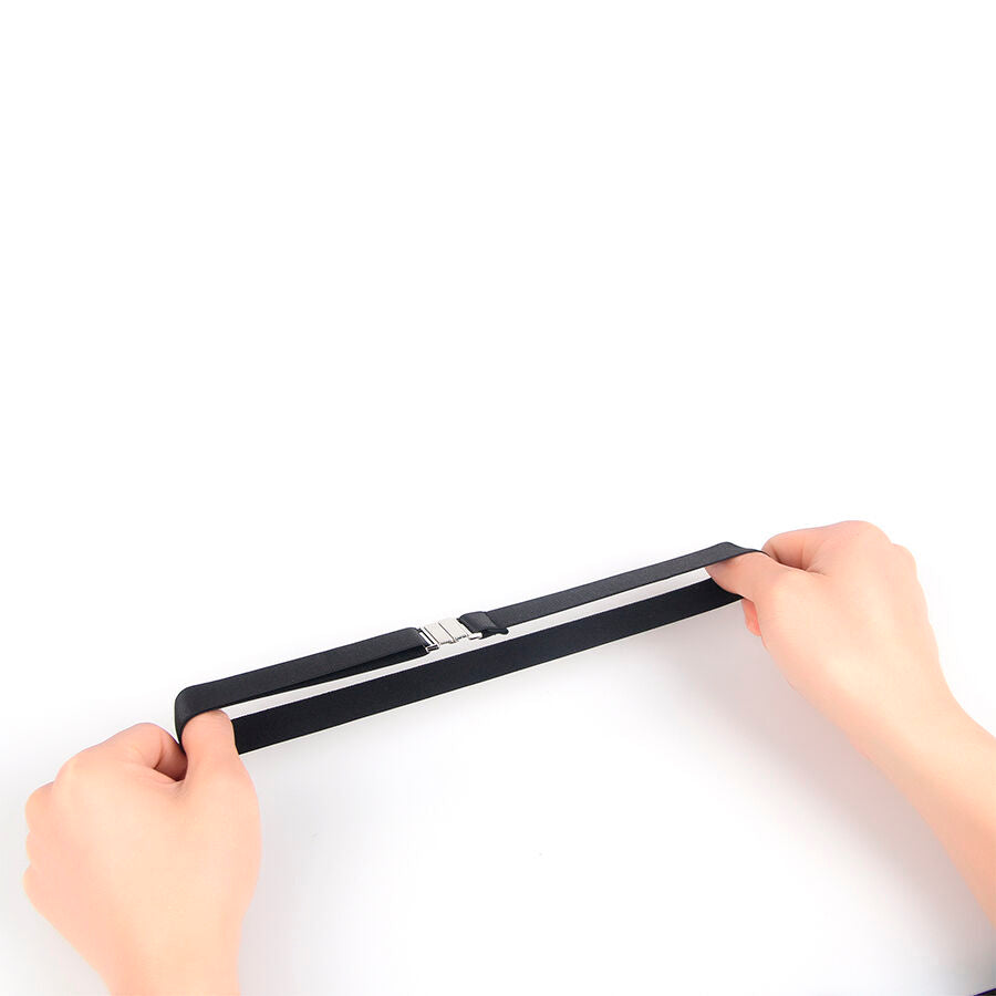 SUBBLIME – Verstellbare Beinringe mit Schnalle in Schwarz