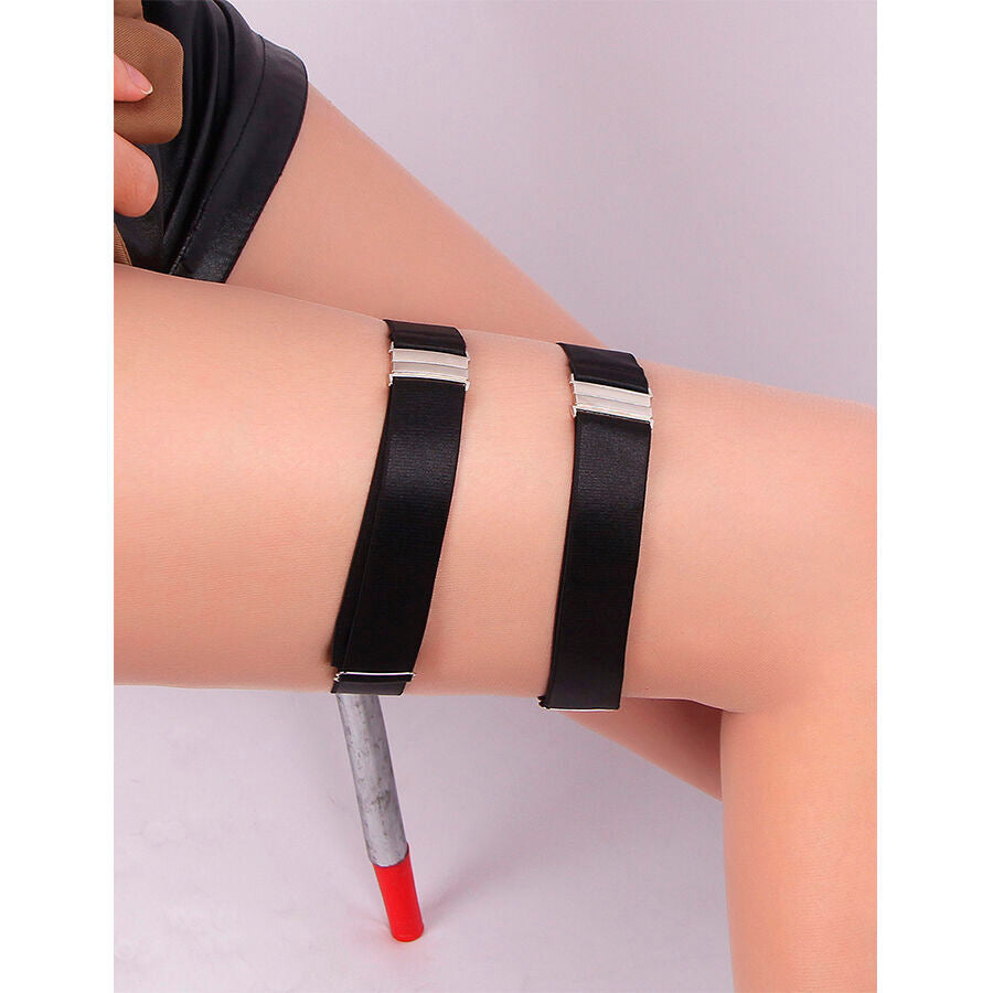 SUBBLIME – Verstellbare Beinringe mit Schnalle in Schwarz