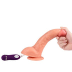 SHEQU Beast – Vibrierender Dildo mit Fernbedienung, 24,5 cm