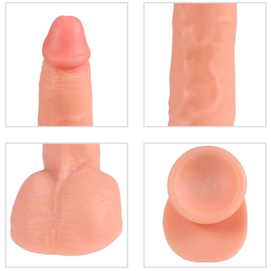 SHEQU Beast – Vibrierender Dildo mit Fernbedienung, 24,5 cm