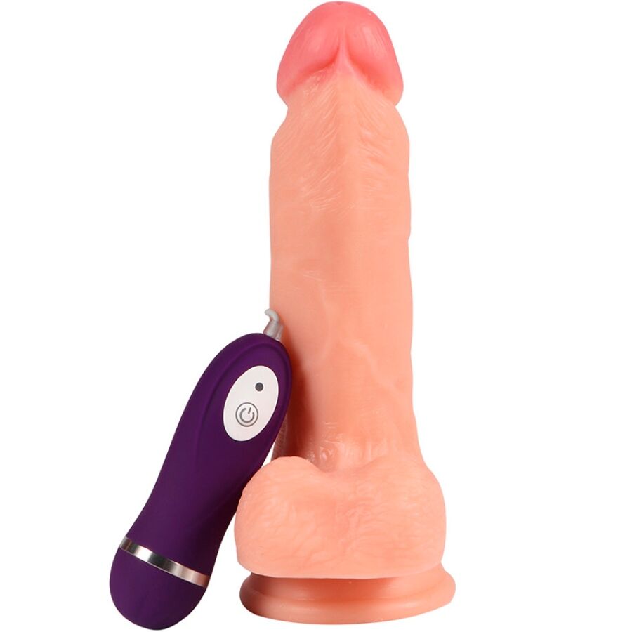 SHEQU Iron Dragon – Vibrierender Dildo mit Fernbedienung, 17,5 cm