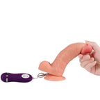 SHEQU Iron Dragon – Vibrierender Dildo mit Fernbedienung, 17,5 cm