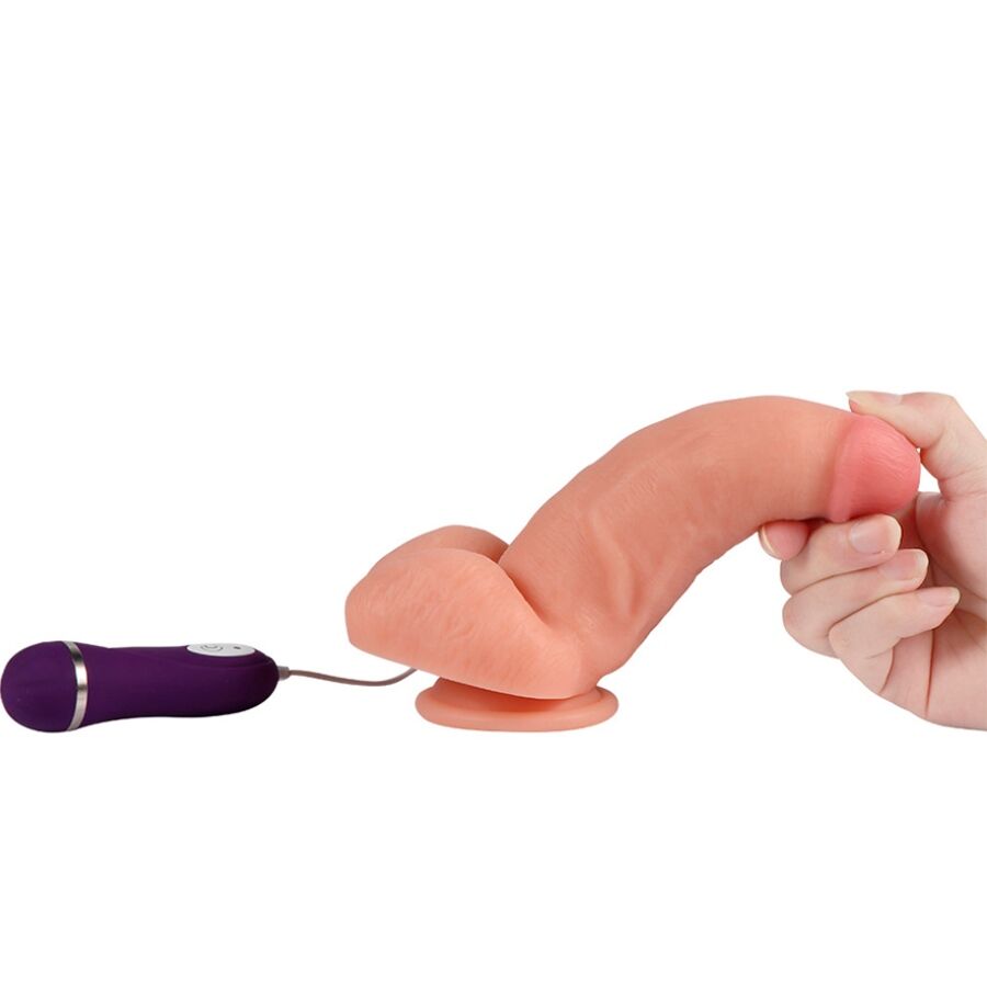 SHEQU – DILDO VIBRATORE AQUILA ROSSA CON TELECOMANDO 17 CM