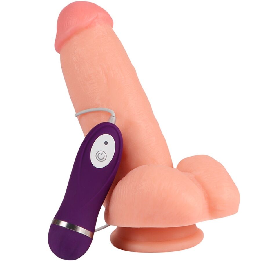 SHEQU – DILDO VIBRATORE AQUILA ROSSA CON TELECOMANDO 17 CM