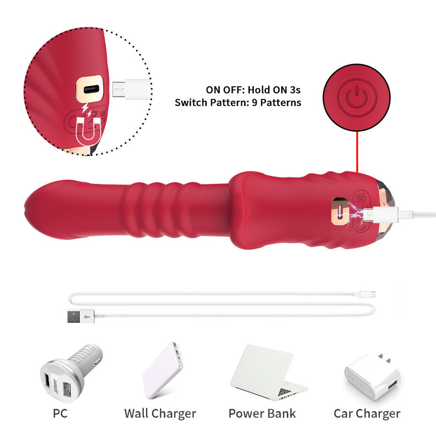 ARMONY – POINT A DILDO VIBRATORE STIMOLANTE ROSSO