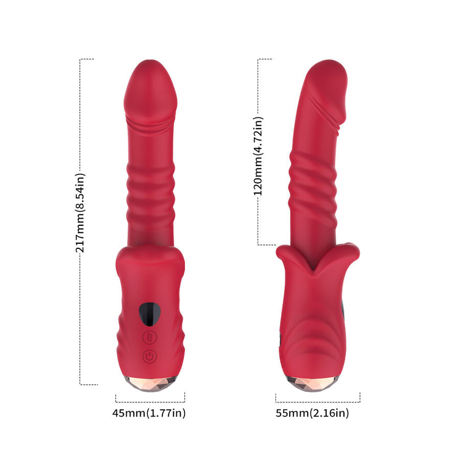 ARMONY – POINT A DILDO VIBRATORE STIMOLANTE ROSSO