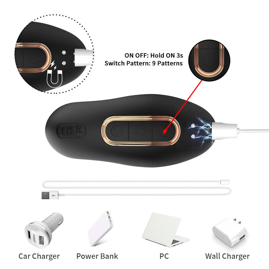 ARMONY – ANAL PROSTATE VIBRATOR REMOTE CONTROL BLACK