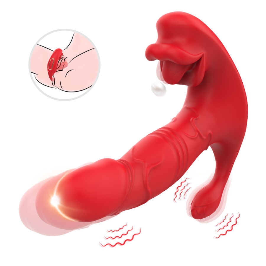 ARMONY Panty C – Vibrator mit G-Punkt-Stimulation und Fernbedienung, Rot