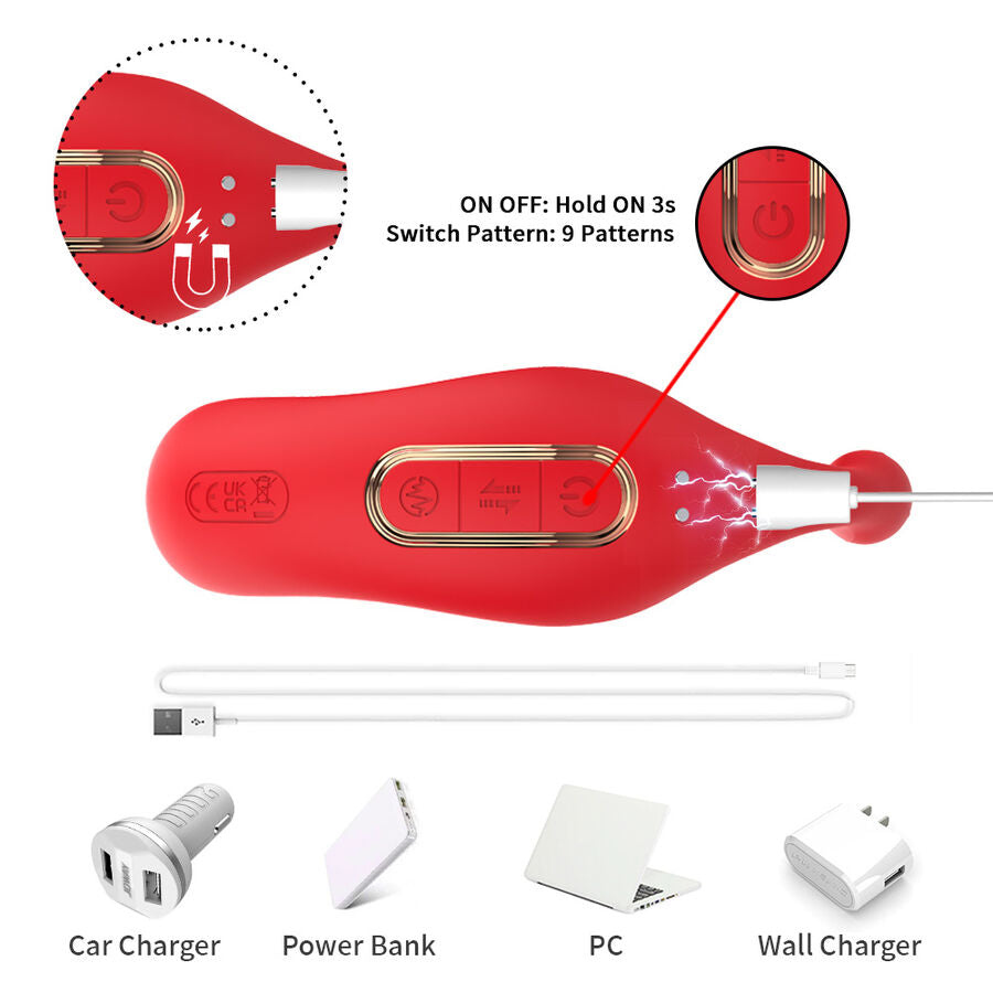 ARMONY Panty C – Vibrator mit G-Punkt-Stimulation und Fernbedienung, Rot