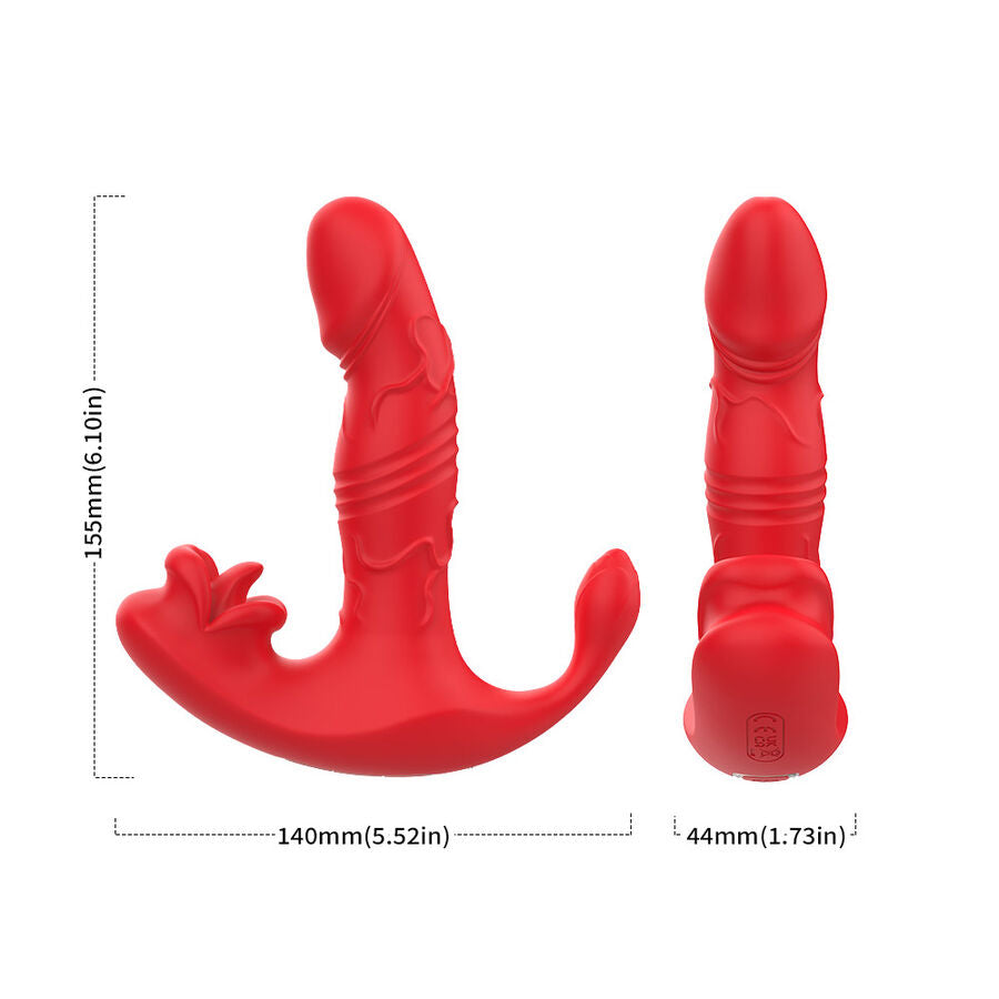 ARMONY Panty C – Vibrator mit G-Punkt-Stimulation und Fernbedienung, Rot