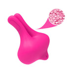 ARMONY – Magnetische Nippelklemmen mit Vibration, Kaninchenform, Rosa