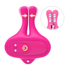 ARMONY – Magnetische Nippelklemmen mit Vibration, Kaninchenform, Rosa